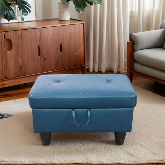 Upholstered Storage Ottoman