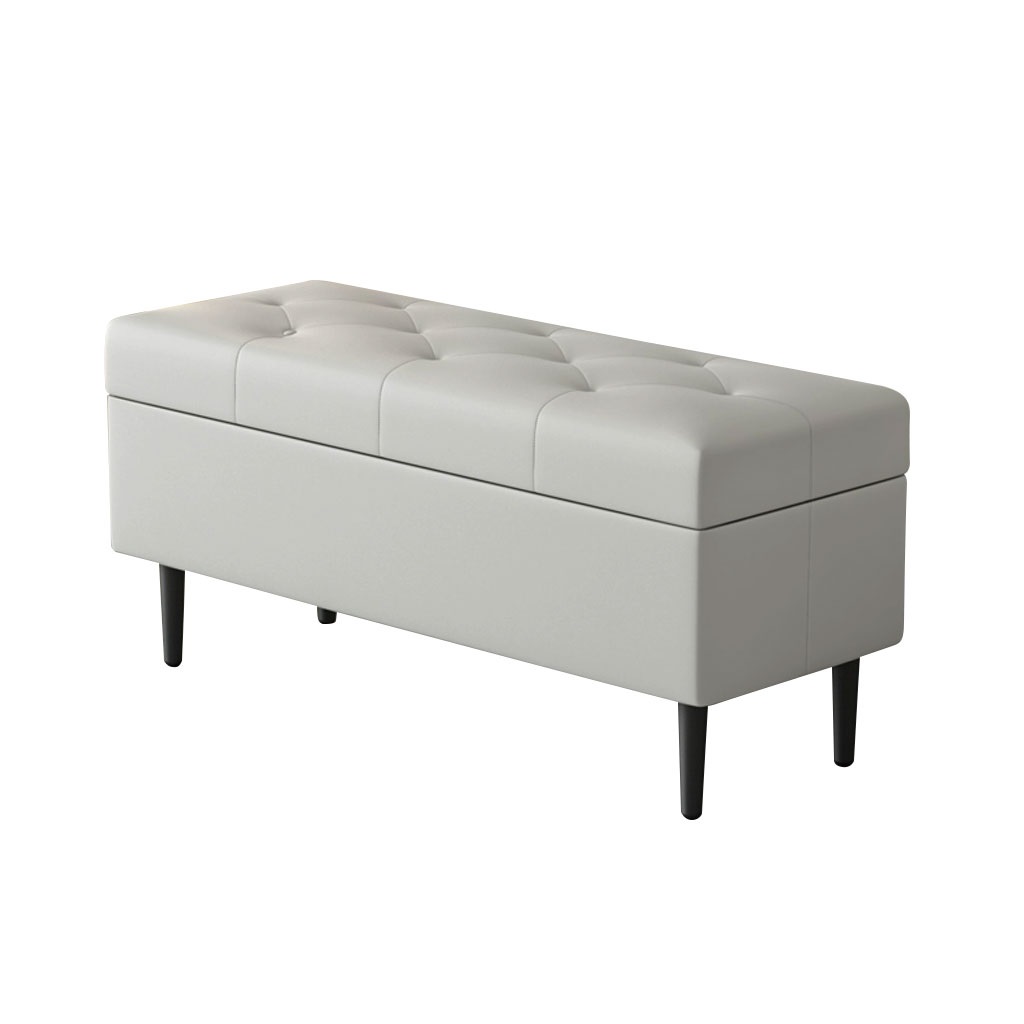 Upholstered Tufted Entryway Bench with Seating for Living Room,Storage ...