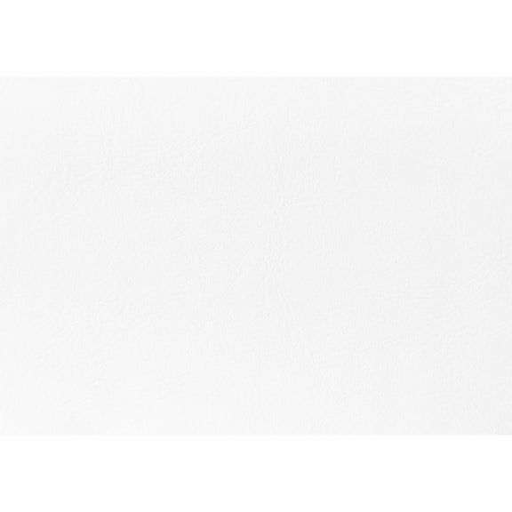 Upholstered Twin Bed In White Leather Look, For A Relaxed Bedroom Bed: Platform Frame With Comfortable Padding, Low Profile, Box Spring And Mattress Required