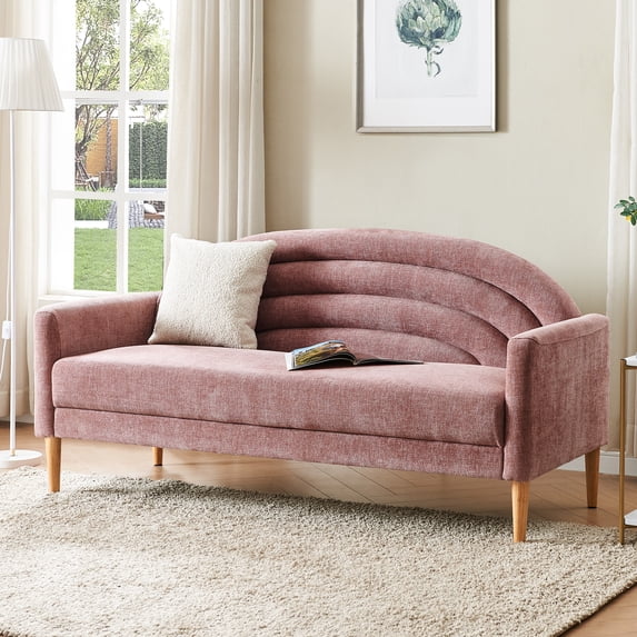 Upholstered Vibrant Rainbow Design, Premium Loveseat, Three-Seater Sofa, and Armchair for Stylish Living Space