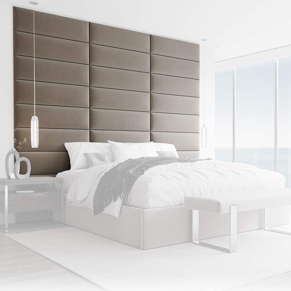 Upholstered Wall Panels King/Cal King Size Wall Mounted Headboards