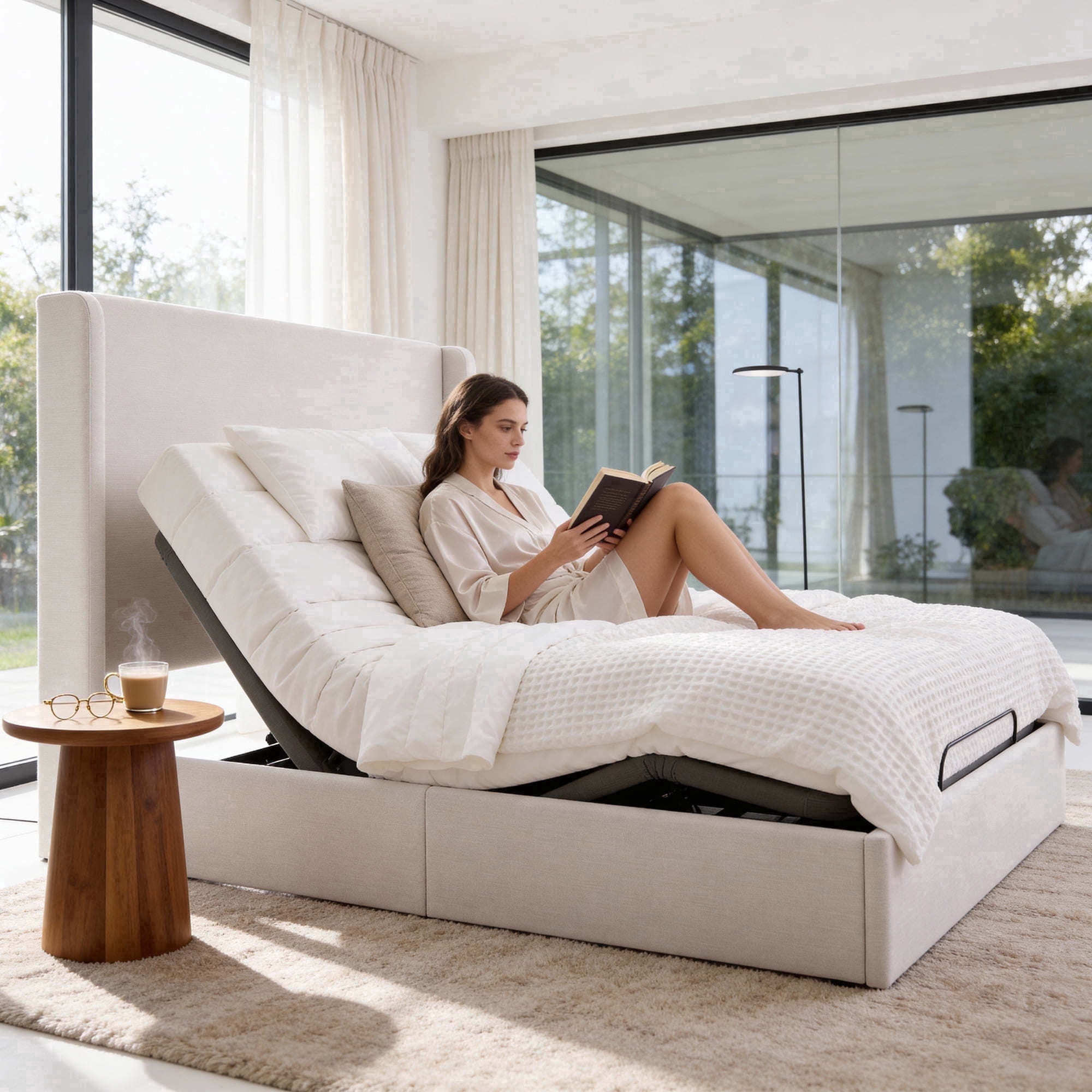best vibrating bed vibrating adjustable bed main image 0