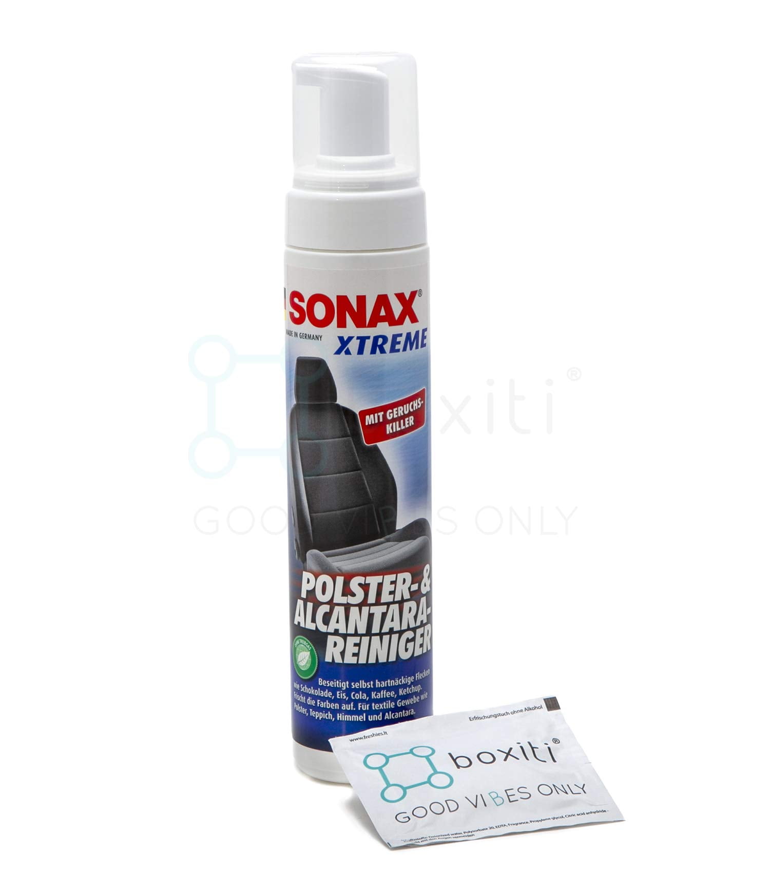 SONAX (206141) Upholstery and Alcantara Cleaner - 8.45 fl. oz.