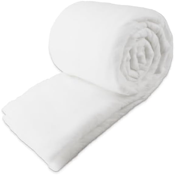 Upholstery Batting Dacron Polyester Cushion Wrap, 1/2 Inch Thick Batting for Foam Padding, Cushions and DIY Upholstery Projects