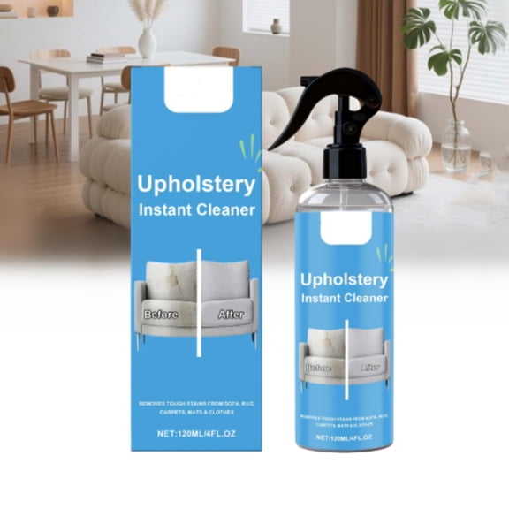 Upholstery Cleaner and Fabric Stain Remover Spray for Furniture, Quick Dry No Rinse Formula