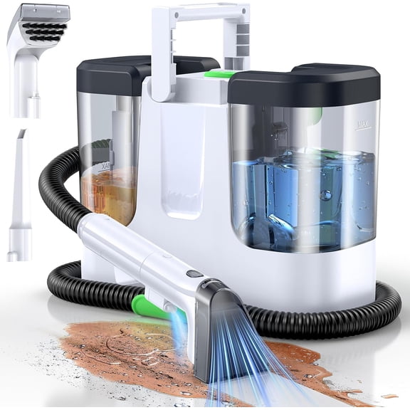 Upholstery & Couch Cleaner Machine, 18Kpa Porle Carpet Machine for Deep Cleaning, Spot and Shampooer Pet Messes, Rug, Furniture, Mattress, Sofa, Stairs Car