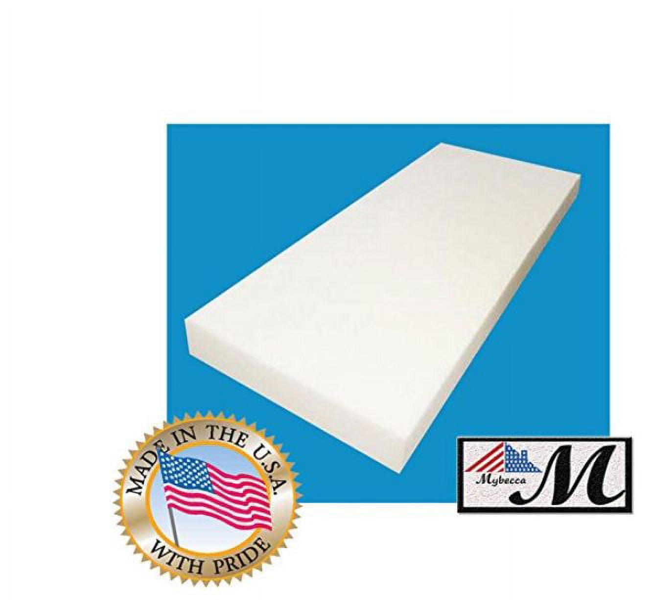 Upholstery Foam Cushion Regular Density 6" L x 30" W x 72" H