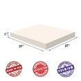 thumbnail image 1 of Upholstery Foam Square Cushion Sheet (2"x27"x27", High Density) - Soft Premium Luxury Quality-Good for Sofa Cushions, Wheelchairs, Poker Tables by Dream Solutions USA, 1 of 3