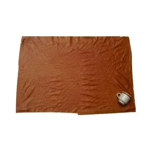 Upholstery Leather Piece Cowhide Light Brown Light Weight 24 x 36 inches 6 SF
