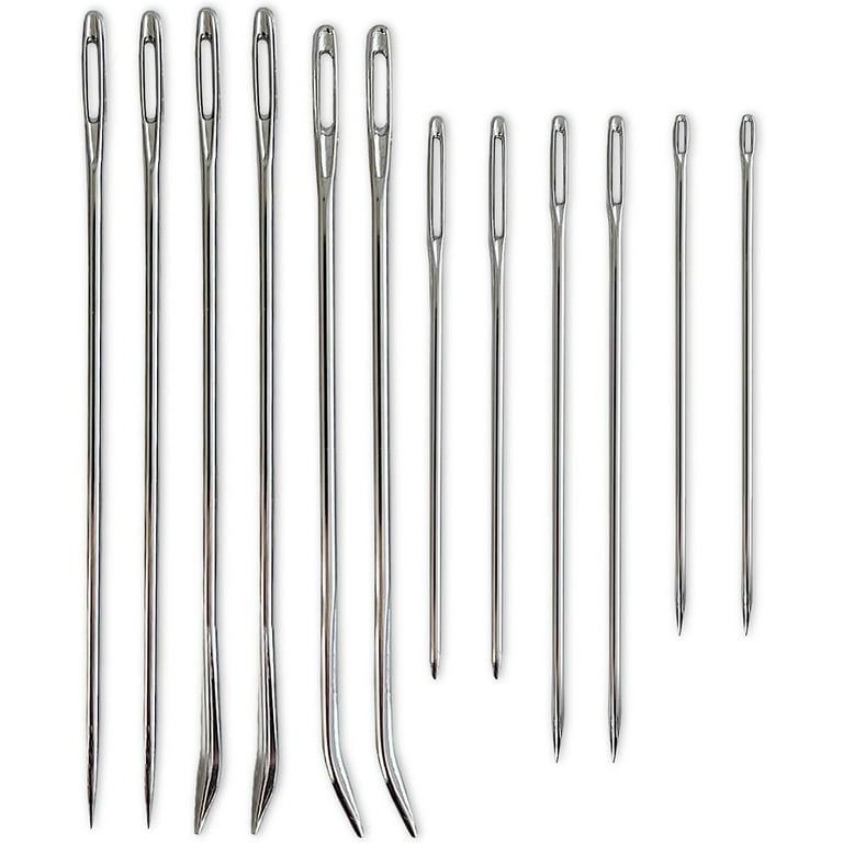 Upholstery Repair Kit - Includes 12 Heavy Duty Hand Sewing Needles