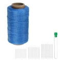 thumbnail image 1 of Uxcell Upholstery Sewing Thread 260m Polyester with 30Pcs Needles, Blue, 1 of 6