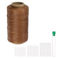 thumbnail image 1 of Upholstery Sewing Thread 260m Polyester with 30pcs Needles, Dark Coffee, 1 of 6