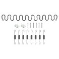 thumbnail image 1 of Upholstery Spring Replacement Kit, 15.8" Carbon Steel Repair Kit, Serpentine Spring, Black, 1 of 7