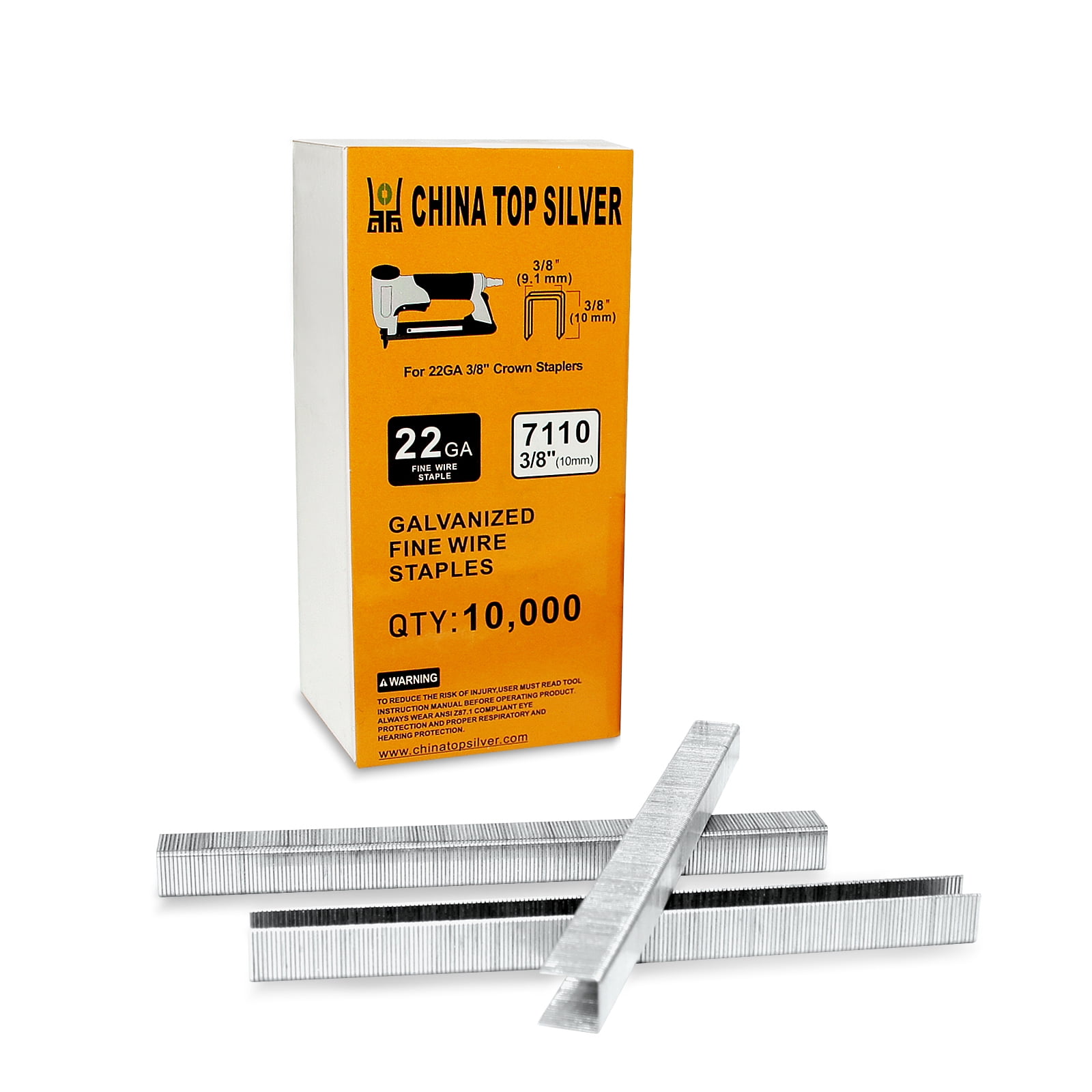 Upholstery Staples 22 Gauge 71 Series 3/8-inch Crown 3/8-inch Length ...