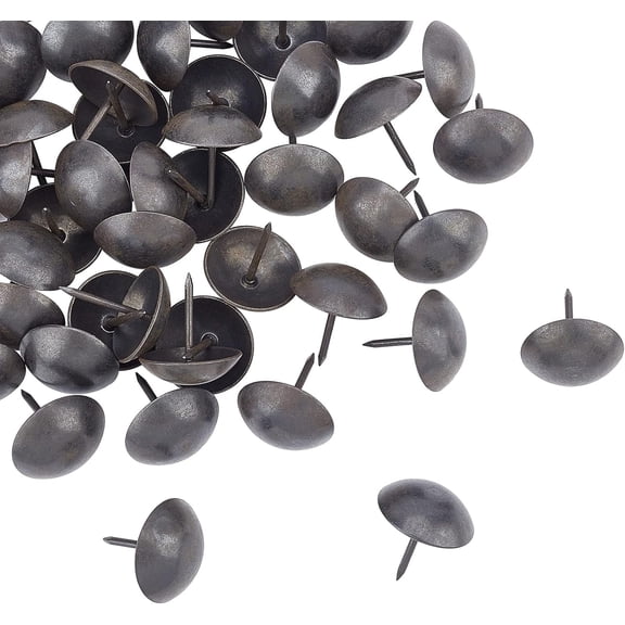Upholstery Tacks Decorative 50Pcs Mixed Color Furniture Nails Pins Kit Decorative Tacks for Furniture Sofa Headboards Upholstered Furniture Cork Board or DIY Projects for DIY