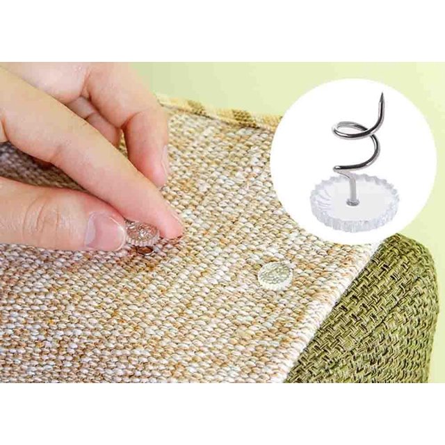Upholstery Tacks Headliner Pins Clear Heads Twist Pins for Slipcovers