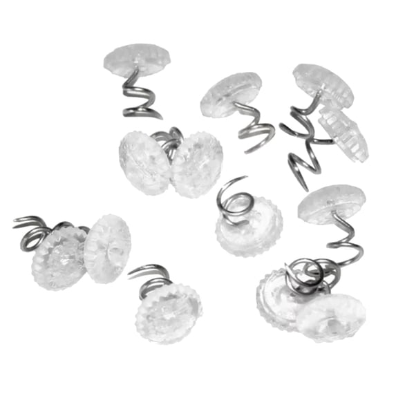 Upholstery Tacks Headliner Pins,Transparent Heads Twist Pins for Slipcovers and Bedskirts,Upholstery Pins Twist,Headliner Pins,Upholstery Pins for Car Repair, Slipcovers, Bed Skirt, Furniture