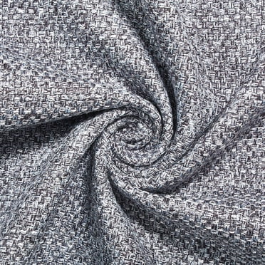 Upholstery Tweed w/ Felt Backing - Cadet 56/57" Polyester Fabric By The Yard