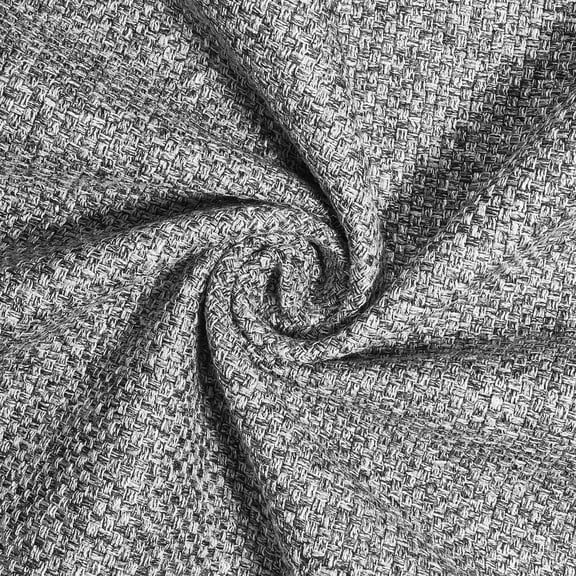 Upholstery Tweed w/ Felt Backing - Stone 56/57" Polyester Fabric By The Yard