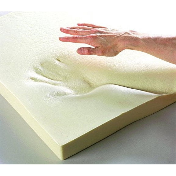 Upholstery Visco Memory Foam Sheet- 3"Hx24"Wx72"L, 3.5 lb Density Luxury Quality Mattresses, Doctor Recomended for Backache & Bed Sores- Dream Solutions USA