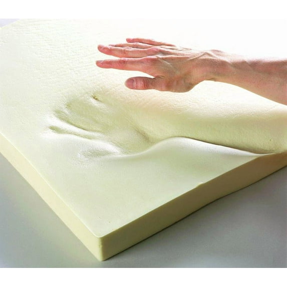 Upholstery Visco Memory Foam Square Sheet- 2"Hx24"Wx24"L - 2.5 lb Regular Density- Luxury Quality- For Sofa, Chair Cushions, Pillows, Doctor Recommended for Backache - Dream Solutions USA