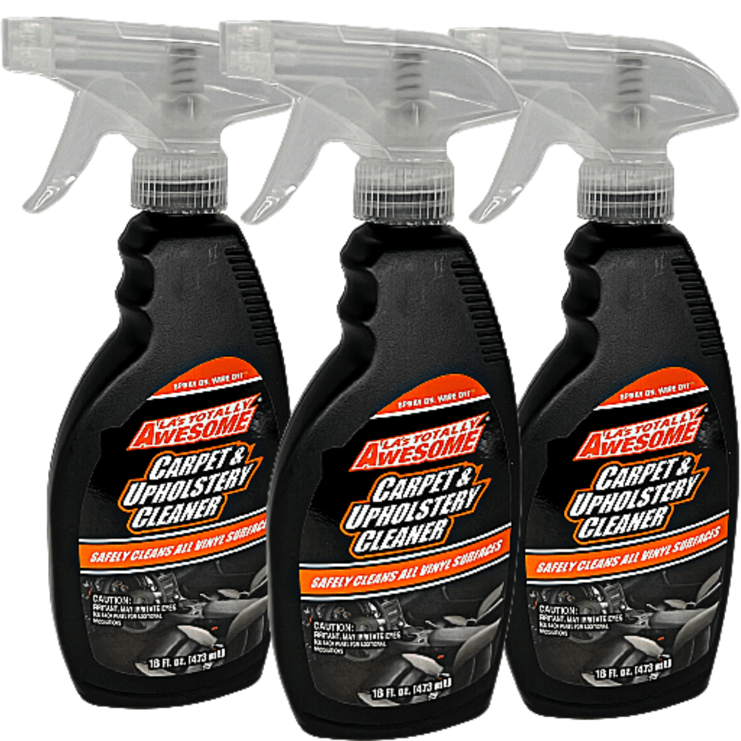 Upholstery And Carpet Cleaners 16 Oz Spray Car Cleaner 3 Pack Com