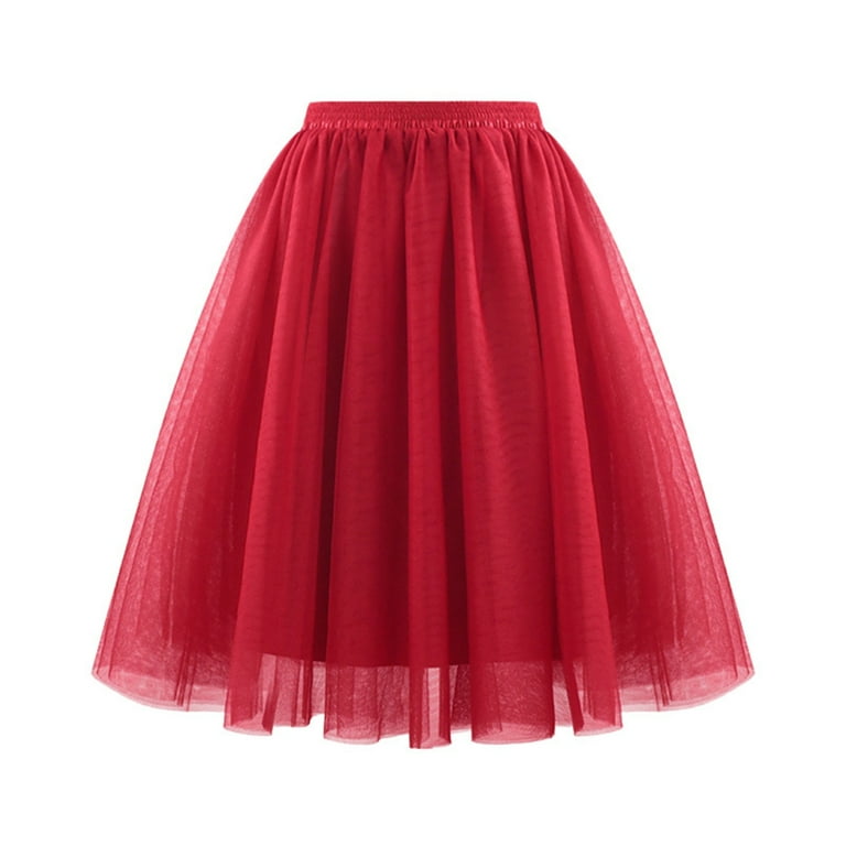 Upioiwer Black Jean Skirt For Women Petite Dress Silk Mini Skirt Waist Pleated Mesh Skirt Soft Drape Mid Length Skirt Large Size A Line Skirt Solid Color Mardi Gras Midi Spring Dresses