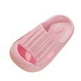 thumbnail image 1 of Upioiwer Cloud Slides for Kids, Shower Slippers Bathroom Pool Sandals, Boys Girls Comfy Thick Sole Slippers, Summer Non- Beach Shoes Pink 12 M, 1 of 4