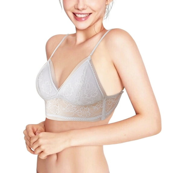 Upioiwer High Support Sports Bra Women BrasUnderwire Gym Bras For Women Workout WomensSteel Ring French Underwear Big Open Back Beautiful Back U Shaped Bra Summer Ultra Thin Bud Bra Every