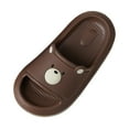 thumbnail image 1 of Upioiwer Toddler Boys Girls Sandals for Kids, Summer Bear Slides Sandals, Cute Shower Slippers Beach Shoes, Cartoon Soft Sole Home Slippers Brown 12, 1 of 4
