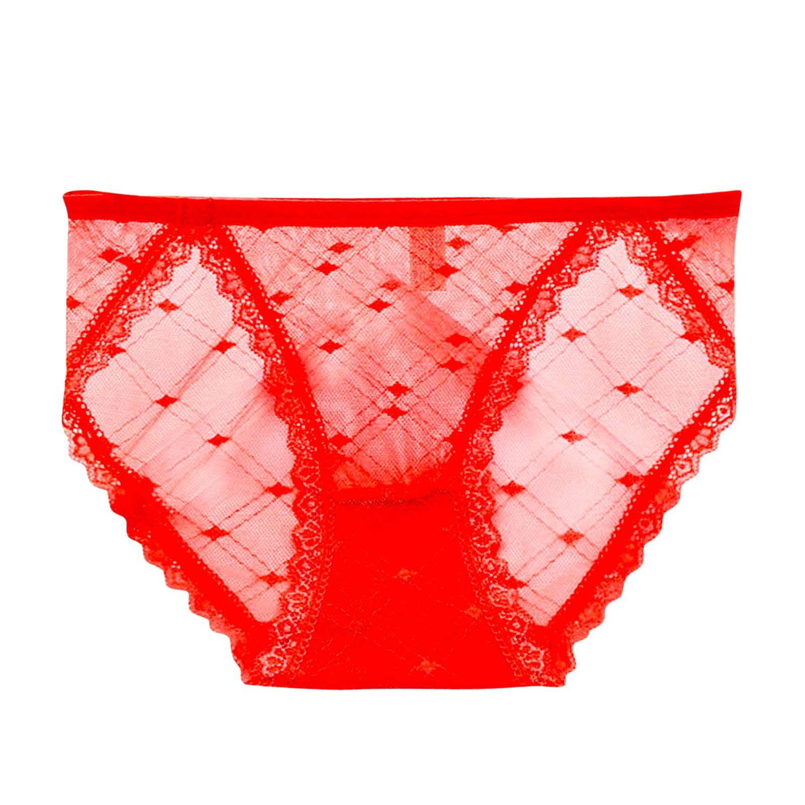 Upioiwer Women'S Cotton Underwear Blumer De Algodon Para Mujer Womens Lace Trim Seamless Sheer Panties Sexy Briefs Cotton Crotch High Cut Panties For Women Underoutfit Lace Control Shapewear Lower