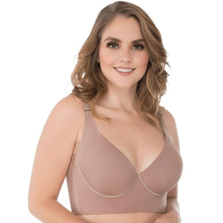 Uplady High Compression Extra Firm Full Cup Shape Push Up Bra
