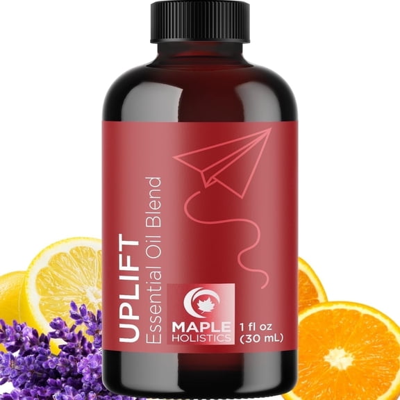 Uplift Aromatherapy Essential Oil Blend - Happy Essential Oil Blend with Calming Essential Oils for Diffusers for Home and Travel with Citrus Essential Oils and Pure Aromatherapy Oils for Diffusers