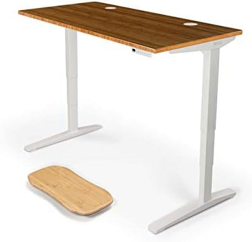 Uplift Desk Dark Bamboo (60 X 30 Inch) Standing Desk 2Leg V2
