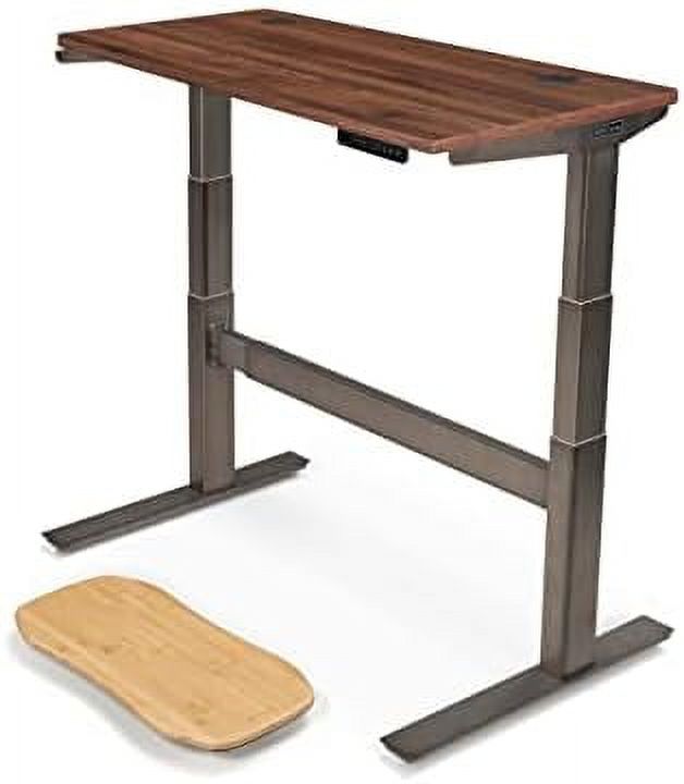 Uplift Desk Walnut Laminate (48 X 24 Inch) Standing Desk 2Leg Adjustable Stand Up