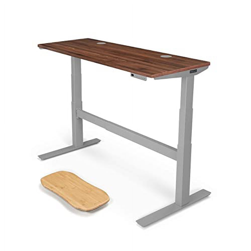 Uplift Desk Walnut Laminate (60 X 24 Inch) Standing Desk 2Leg V2