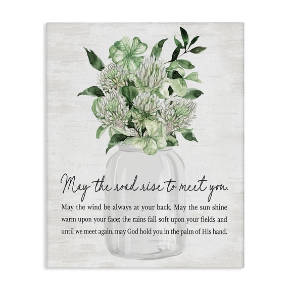 Stupell Industries Uplifting Spring Blessing Canvas Wall Art, design by Lettered and Lined, 20 x 16