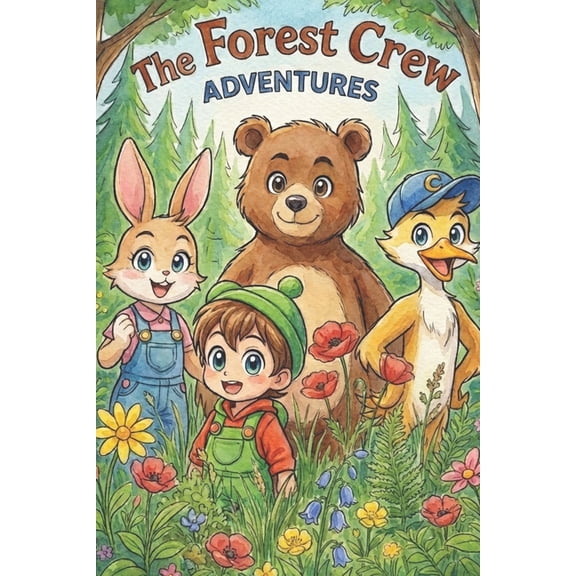 Uplifting Stories for Children 6-8 The Forest Crew Adventures: A Fun Animal Story About Friendship, Teamwork, and Exploring Nature for 7-Year-Olds, (Paperback)