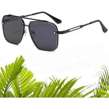 Upliftjoys Sunglasses, Retro Gradient Sunglasses UV400 Protection, Unisex Retro Square Sunglassess