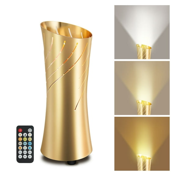 Uplighting Indoor Floor Can Light, 2700K to 6500K Up Lights Indoor with Remote & Timer, 3 Color Temperatures Accent Lighting Spot Lights Indoor for Home Plant Picture, 5.9ft Cord, 1 Pack