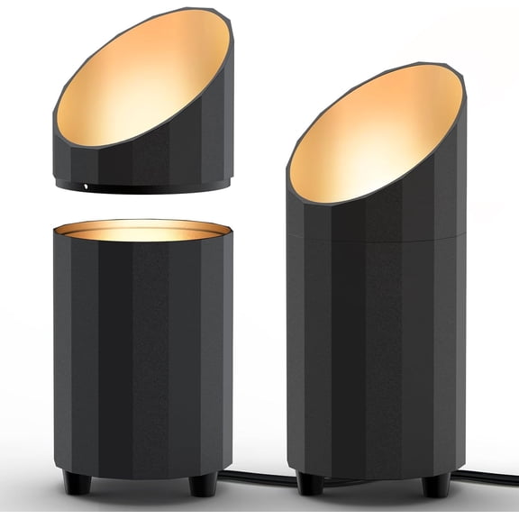 Uplighting Indoor Spotlight, 2700K E26 Bulb, 2 in 1 Detachable Tree Up Lights Floor Can Light, Spotlights for Plants Picture Home, 6.56FT Plug Cord & Foot Switch, , Packs