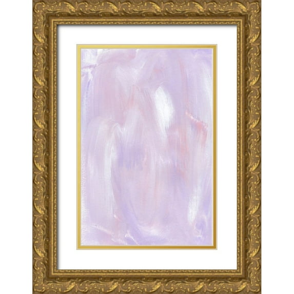 Uplusmestudio 11x14 Gold Ornate Wood Framed with Double Matting Museum Art Print Titled - Pastel Dreamin