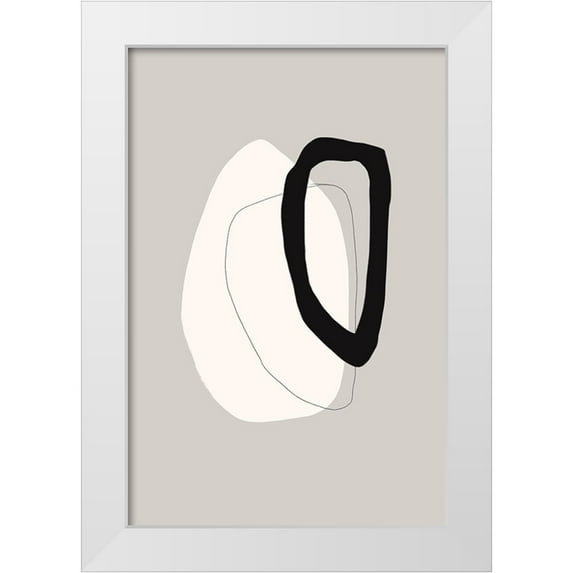 Uplusmestudio 13x18 White Modern Wood Framed Museum Art Print Titled - Making Memories
