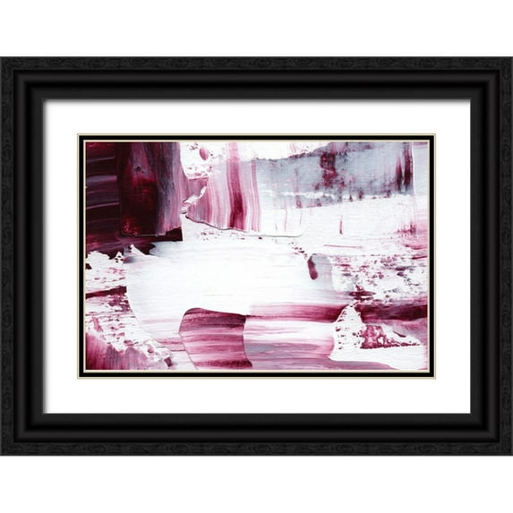 Uplusmestudio 14x11 Black Ornate Wood Framed with Double Matting Museum Art Print Titled - Paradox No 2