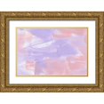 thumbnail image 1 of Uplusmestudio 14x11 Gold Ornate Wood Framed with Double Matting Museum Art Print Titled - Purple In Pink, 1 of 4