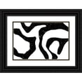 thumbnail image 1 of Uplusmestudio 18x13 Black Ornate Wood Framed with Double Matting Museum Art Print Titled - Black Gems, 1 of 4
