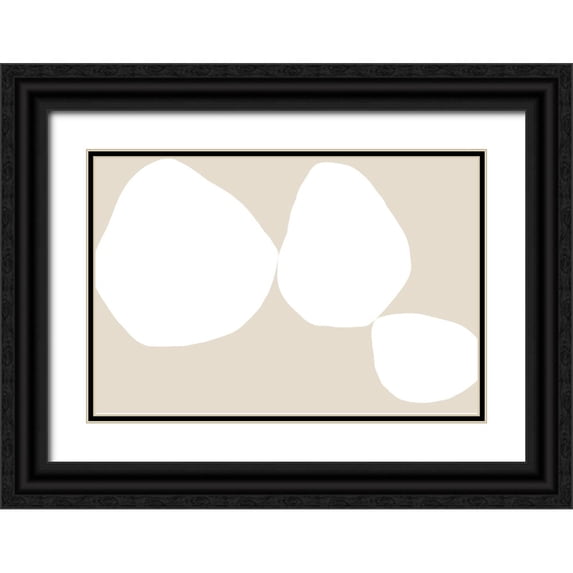 Uplusmestudio 18x13 Black Ornate Wood Framed with Double Matting Museum Art Print Titled - Understanding Life