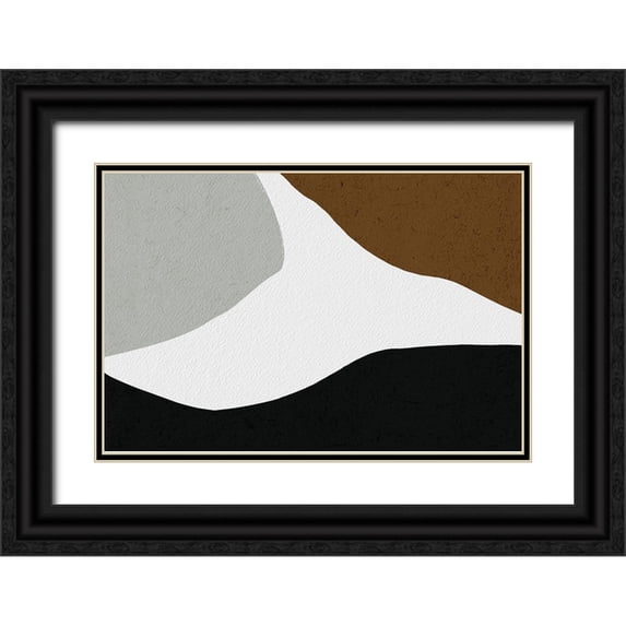 Uplusmestudio 32x23 Black Ornate Wood Framed with Double Matting Museum Art Print Titled - Harmony Lover