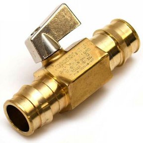 Uponor Boat ProPex Ball Valve | 3/4 Inch In-Line Brass