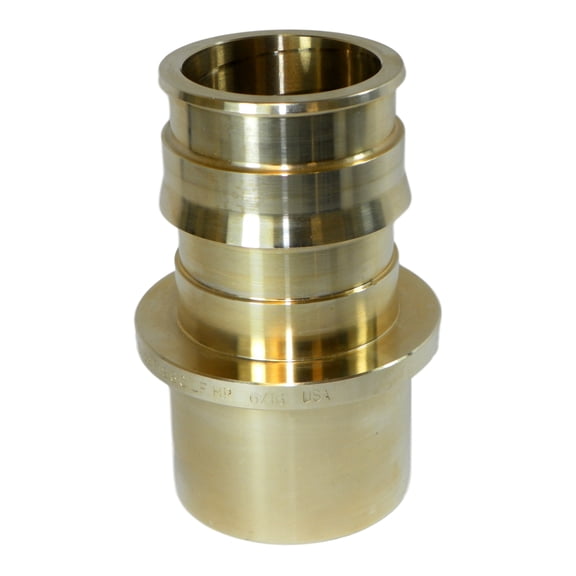 Uponor LF4502020 ProPEX LF Brass Fitting Adapter, 2" PEX x 2" Copper